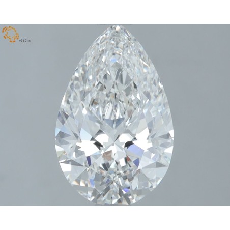 Diament laboratoryjny bezbarwny szlif gruszkowy, 1.52ct, VVS2, E, IGI LG670442051