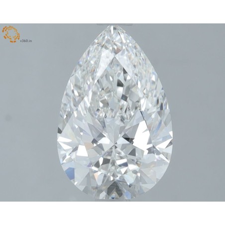 Diament laboratoryjny bezbarwny szlif gruszkowy, 1.57ct, VVS2, E, IGI LG666445425