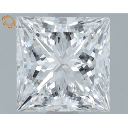 Diament laboratoryjny bezbarwny szlif princess, 1.59ct, VVS2, E, IGI LG666424002