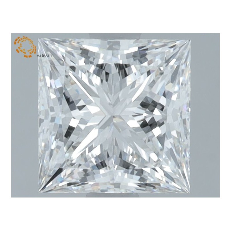 Diament laboratoryjny bezbarwny szlif princess, 1.59ct, VVS2, E, IGI LG666424002 Diament laboratoryjny bezbarwny szlif princess, 1.59ct, VVS2, E, IGI LG666424002