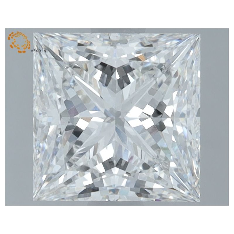 Diament laboratoryjny bezbarwny szlif princess, 1.58ct, VVS2, E, IGI LG667426049 Diament laboratoryjny bezbarwny szlif princess, 1.58ct, VVS2, E, IGI LG667426049