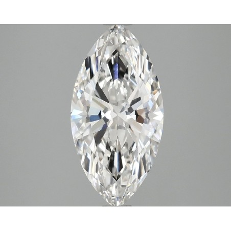 Diament laboratoryjny bezbarwny markiza, 2.04ct, VVS2, F, IGI LG741586126