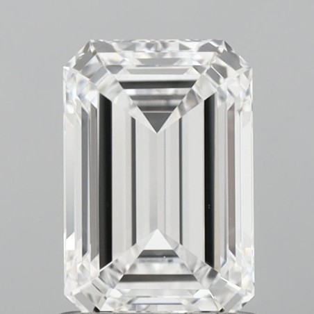 Diament laboratoryjny bezbarwny szlif szmaragdowy, 1.1ct, IF, D, IGI LG724594392