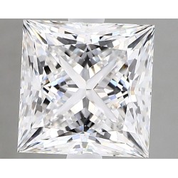 Diament laboratoryjny bezbarwny szlif princess, 2.66ct, VVS2, E, IGI LG648468385