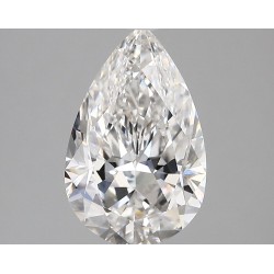 Diament laboratoryjny bezbarwny szlif gruszkowy, 2.66ct, VVS2, E, IGI LG719585701