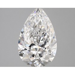 Diament laboratoryjny bezbarwny szlif gruszkowy, 2.66ct, VVS2, D, IGI LG715562912