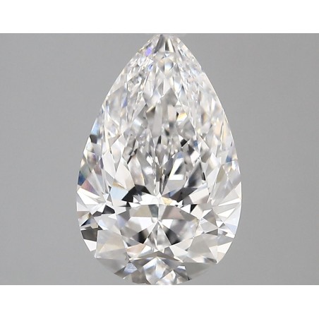 Diament laboratoryjny bezbarwny szlif gruszkowy, 2.66ct, VVS2, D, IGI LG715562912