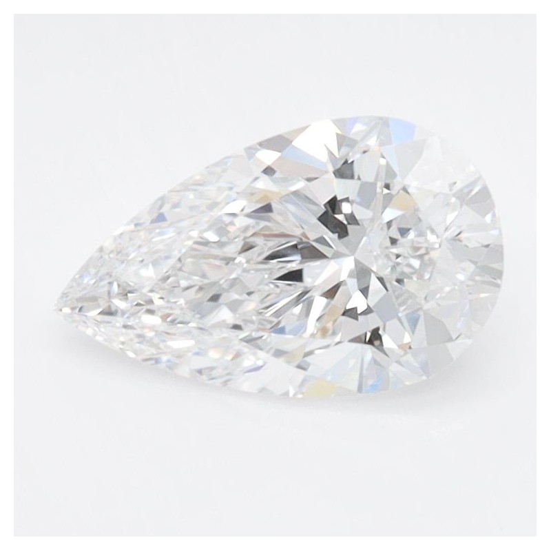 Diament laboratoryjny bezbarwny szlif gruszkowy, 1.02ct, IF, D, IGI LG692559878