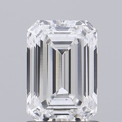 Diament laboratoryjny bezbarwny szlif szmaragdowy, 1.35ct, VVS2, E, IGI LG732533905