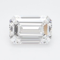 Diament laboratoryjny bezbarwny szlif szmaragdowy, 1.0ct, IF, D, IGI LG692559986