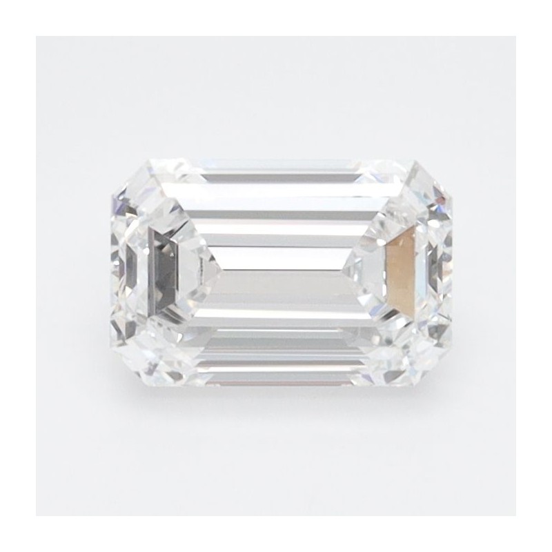 Diament laboratoryjny bezbarwny szlif szmaragdowy, 1.0ct, IF, D, IGI LG692559986