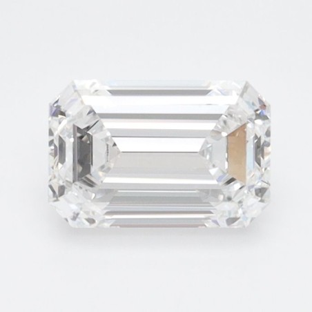 Diament laboratoryjny bezbarwny szlif szmaragdowy, 1.0ct, IF, D, IGI LG692559986