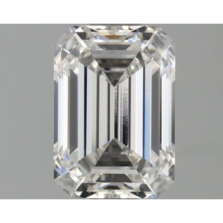 Diament laboratoryjny bezbarwny szlif szmaragdowy, 1.33ct, VVS2, F, IGI LG642448609
