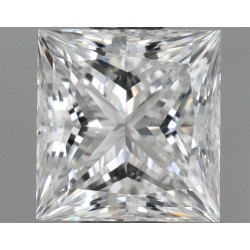 Diament laboratoryjny bezbarwny szlif princess, 1.0ct, VVS1, D, IGI LG712535552