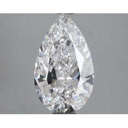 Diament laboratoryjny bezbarwny szlif gruszkowy, 2.09ct, VVS1, D, IGI LG712535166