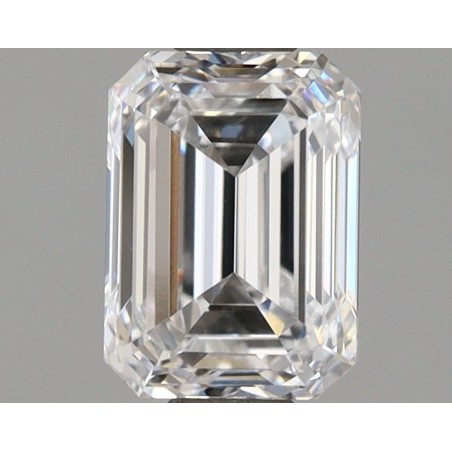 Diament laboratoryjny bezbarwny szlif szmaragdowy, 1.55ct, VVS1, D, IGI LG710553052