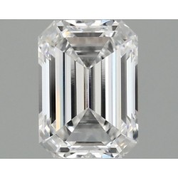 Diament laboratoryjny bezbarwny szlif szmaragdowy, 1.55ct, VVS2, D, IGI LG698527648