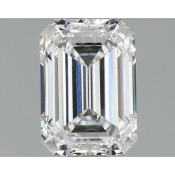 Diament laboratoryjny bezbarwny szlif szmaragdowy, 1.07ct, VVS2, D, IGI LG665422463