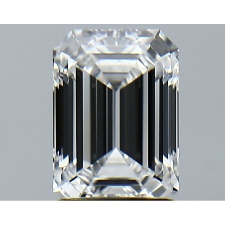 Diament laboratoryjny bezbarwny szlif szmaragdowy, 1.68ct, VVS2, E, IGI LG729572998
