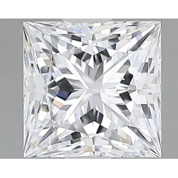 Diament laboratoryjny bezbarwny szlif princess, 1.02ct, VVS2, D, IGI LG722564330
