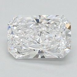 Diament laboratoryjny bezbarwny radiant, 1.06ct, VVS2, D, IGI LG717538593