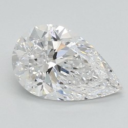 Diament laboratoryjny bezbarwny szlif gruszkowy, 1.37ct, VVS2, D, IGI LG724584268