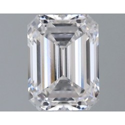 Diament laboratoryjny bezbarwny szlif szmaragdowy, 1.58ct, VVS2, D, IGI LG649413285