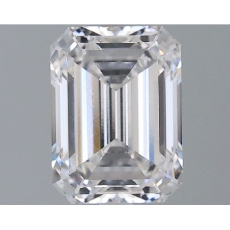 Diament laboratoryjny bezbarwny szlif szmaragdowy, 1.58ct, VVS2, D, IGI LG649413285