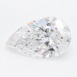 Diament laboratoryjny bezbarwny szlif gruszkowy, 1.58ct, VVS1, D, IGI LG692560325