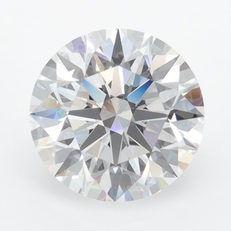 Diament laboratoryjny bezbarwny szlif okrągły, 2.3ct, IF, D, IGI LG700512599