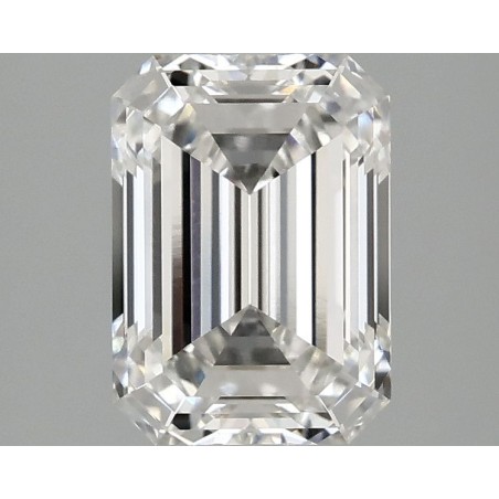 Diament laboratoryjny bezbarwny szlif szmaragdowy, 2.1ct, VVS2, F, IGI LG724521047