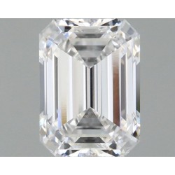 Diament laboratoryjny bezbarwny szlif szmaragdowy, 1.58ct, VVS2, D, IGI LG653445146