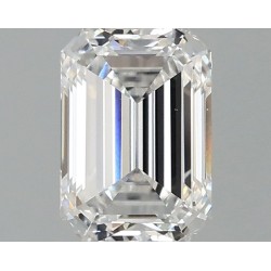 Diament laboratoryjny bezbarwny szlif szmaragdowy, 1.08ct, VVS2, E, IGI LG668464089