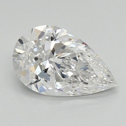 Diament laboratoryjny bezbarwny szlif gruszkowy, 1.05ct, VVS2, D, IGI LG735579707
