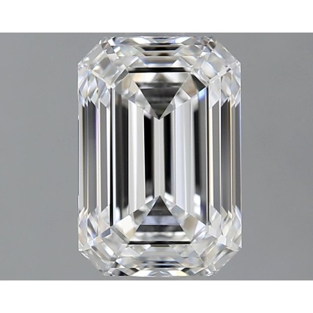 Diament laboratoryjny bezbarwny szlif szmaragdowy, 1.63ct, VVS2, D, IGI LG627412017