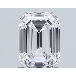 Diament laboratoryjny bezbarwny szlif szmaragdowy, 1.63ct, VVS1, E, IGI LG688502833