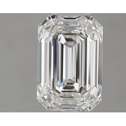 Diament laboratoryjny bezbarwny szlif szmaragdowy, 1.61ct, IF, F, IGI LG683533326