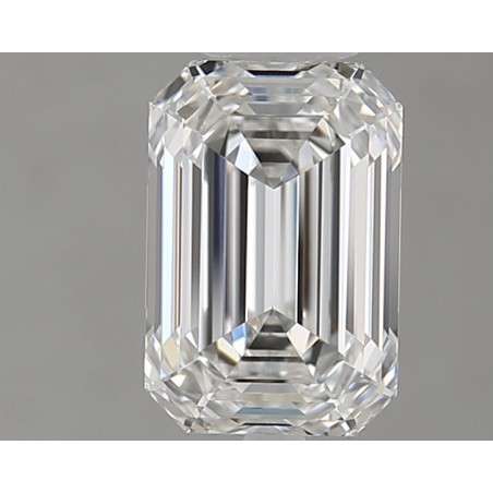 Diament laboratoryjny bezbarwny szlif szmaragdowy, 1.61ct, IF, F, IGI LG683533326