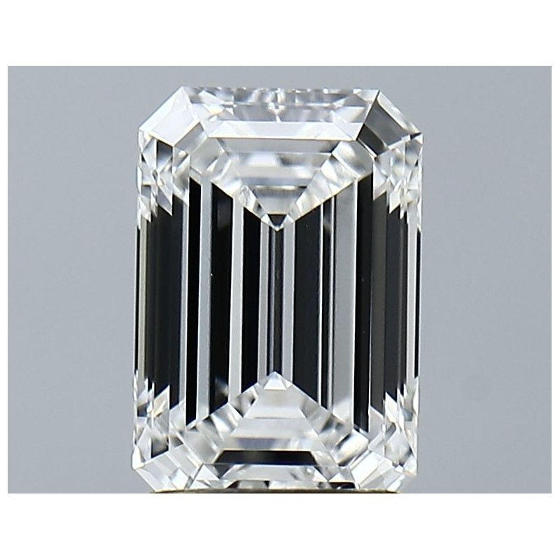 Diament laboratoryjny bezbarwny szlif szmaragdowy, 2.07ct, VVS1, D, IGI LG704587971