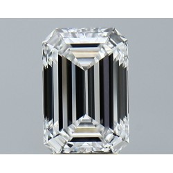 Diament laboratoryjny bezbarwny szlif szmaragdowy, 2.63ct, VVS2, E, GIA 5232664936