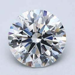 Diament szlif okrągły, 2.2ct, VS1, F, GIA 2235667964