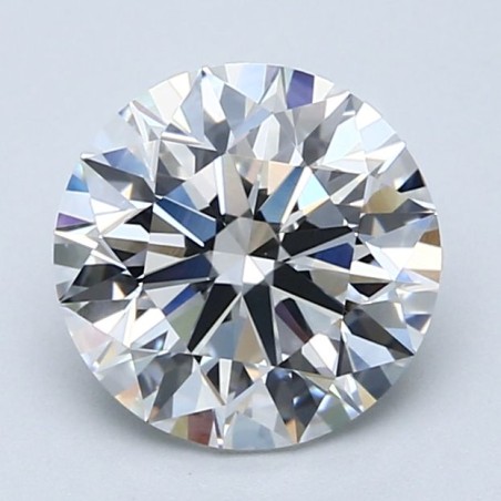 Diament szlif okrągły, 2.2ct, VS1, F, GIA 2235667964