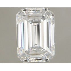 Diament laboratoryjny bezbarwny szlif szmaragdowy, 1.05ct, IF, F, IGI LG700579733