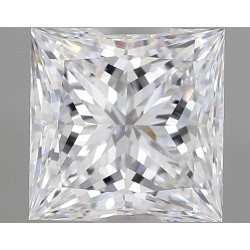 Diament laboratoryjny bezbarwny szlif princess, 1.08ct, VVS2, D, IGI LG717579807