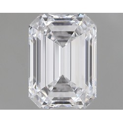 Diament laboratoryjny bezbarwny szlif szmaragdowy, 1.03ct, IF, D, IGI LG698559993