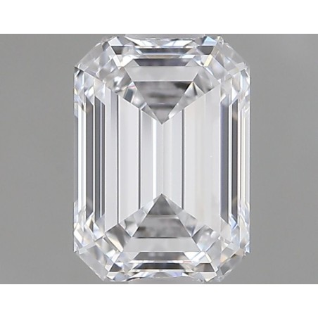 Diament laboratoryjny bezbarwny szlif szmaragdowy, 1.03ct, IF, D, IGI LG698559993