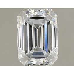 Diament laboratoryjny bezbarwny szlif szmaragdowy, 1.08ct, VVS1, F, IGI LG702534680