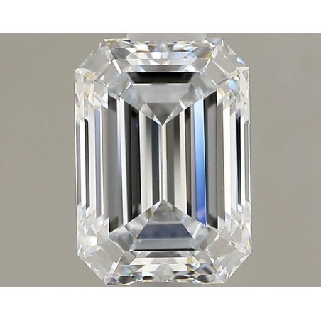 Diament laboratoryjny bezbarwny szlif szmaragdowy, 1.08ct, VVS1, F, IGI LG702534680