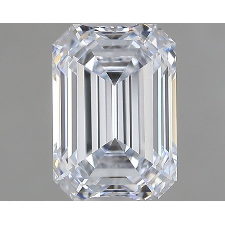 Diament laboratoryjny bezbarwny szlif szmaragdowy, 1.05ct, VVS2, F, IGI LG699503439