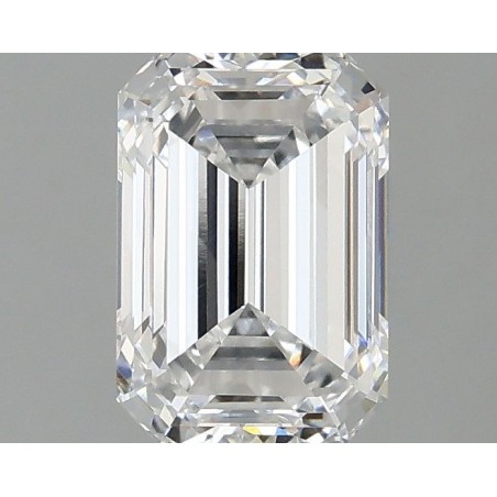 Diament laboratoryjny bezbarwny szlif szmaragdowy, 1.54ct, VVS2, D, IGI LG668476327